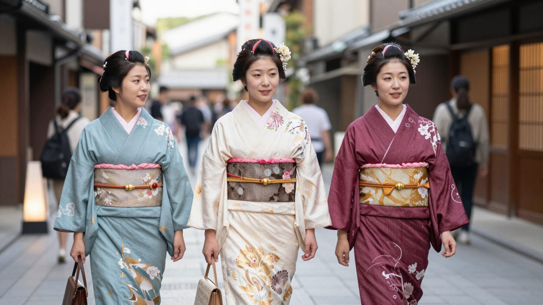 Kimono on the streets of Osaka