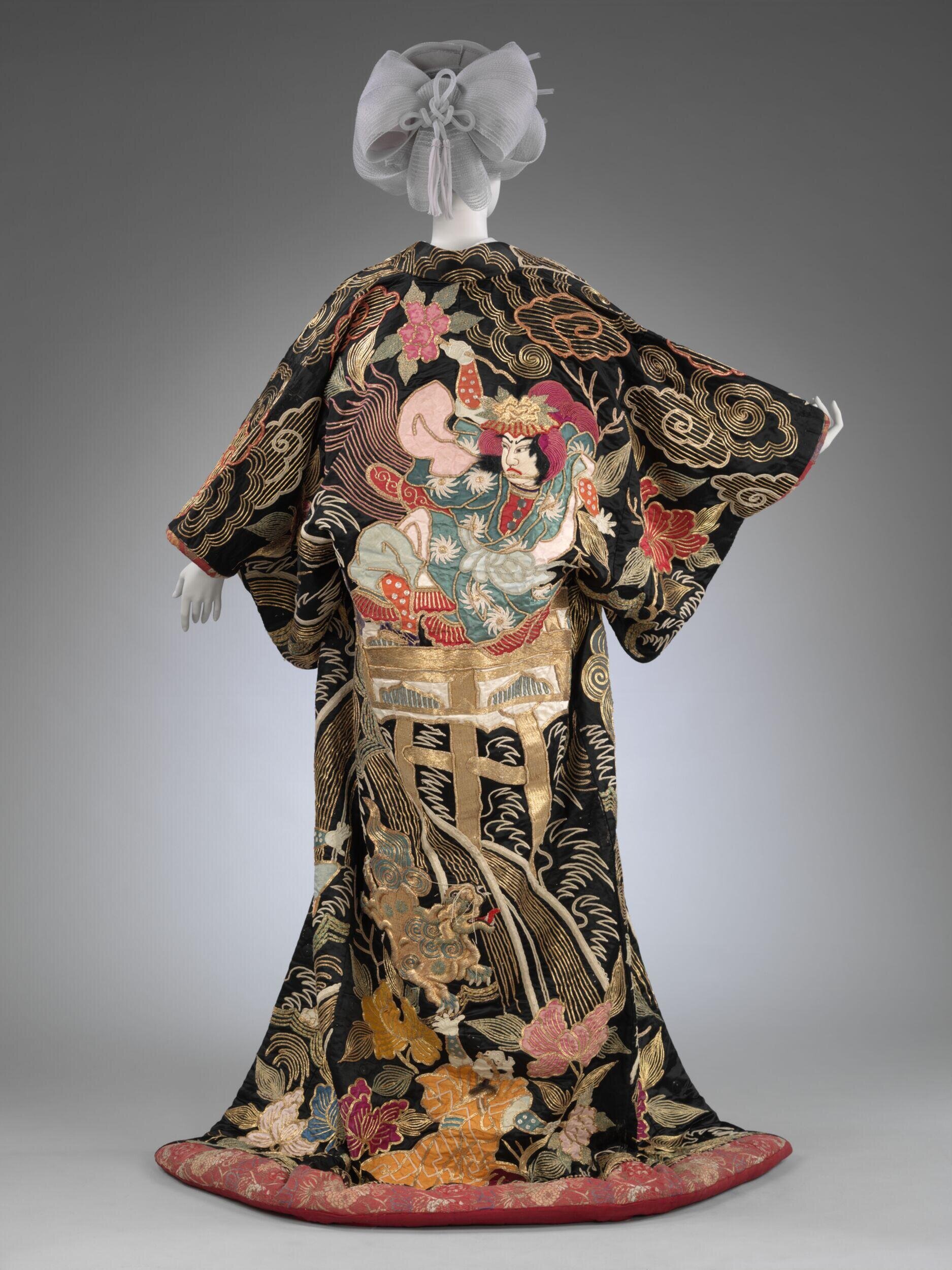 Antique kimono portrait